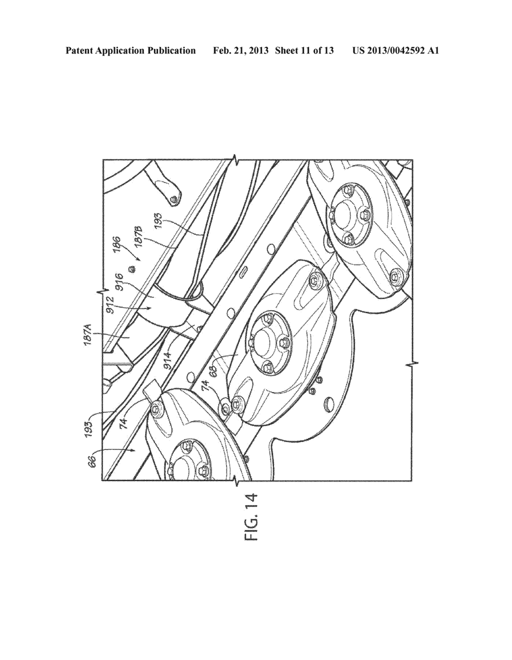 Feeding For Wide Cut Rotary Header Having Helper Roll - diagram, schematic, and image 12