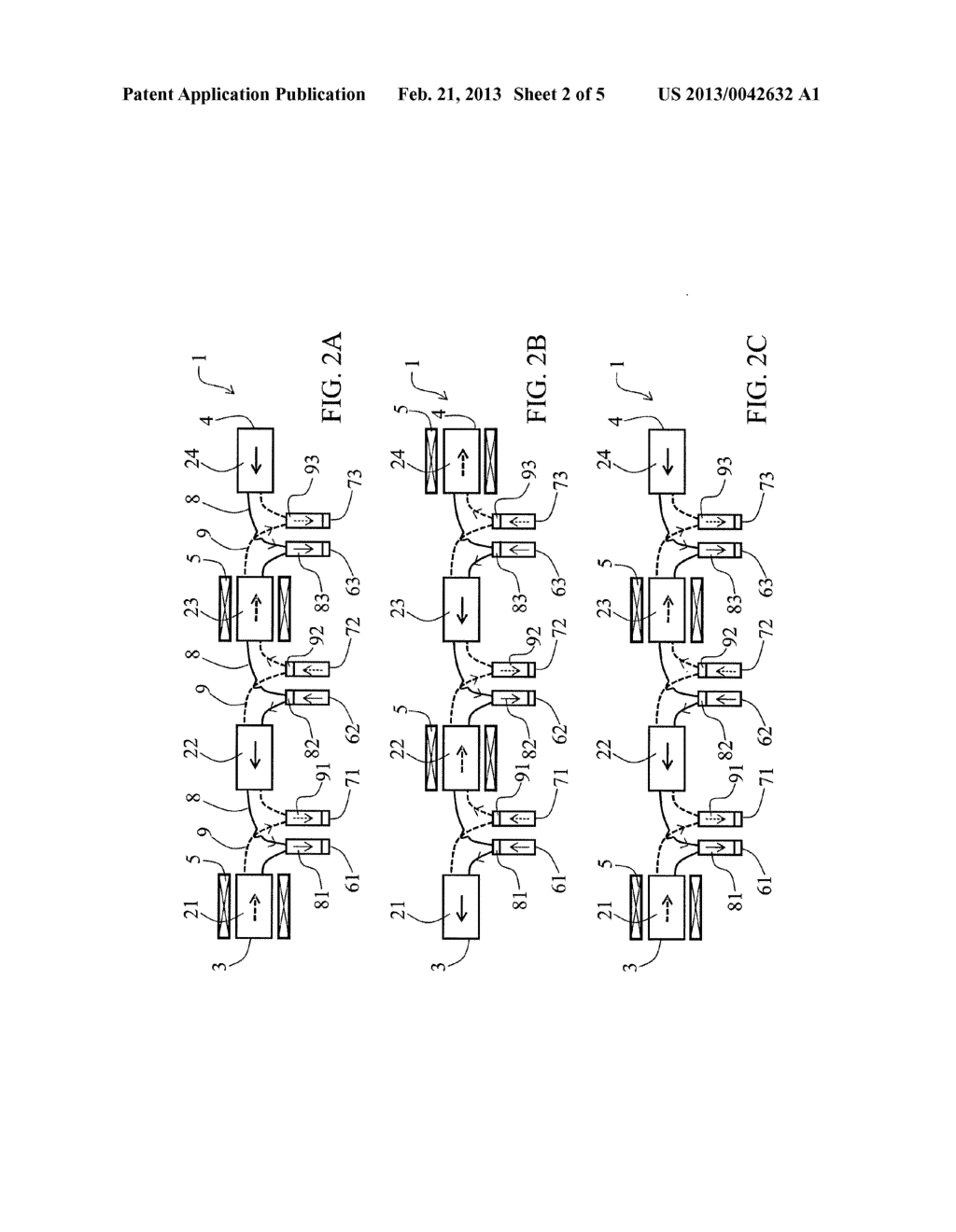 METHOD FOR GENERATING A THERMAL FLOW AND MAGNETOCALORIC THERMAL GENERATOR - diagram, schematic, and image 03