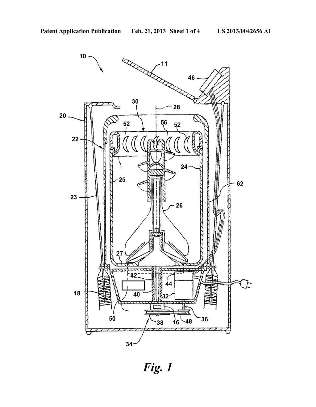 BASKET ASSEMBLY WITH FLUID VANES FOR A STEAM-AUGMENTED WASHING MACHINE - diagram, schematic, and image 02