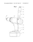 AUXILIARY POWER TOOL HANDLE diagram and image