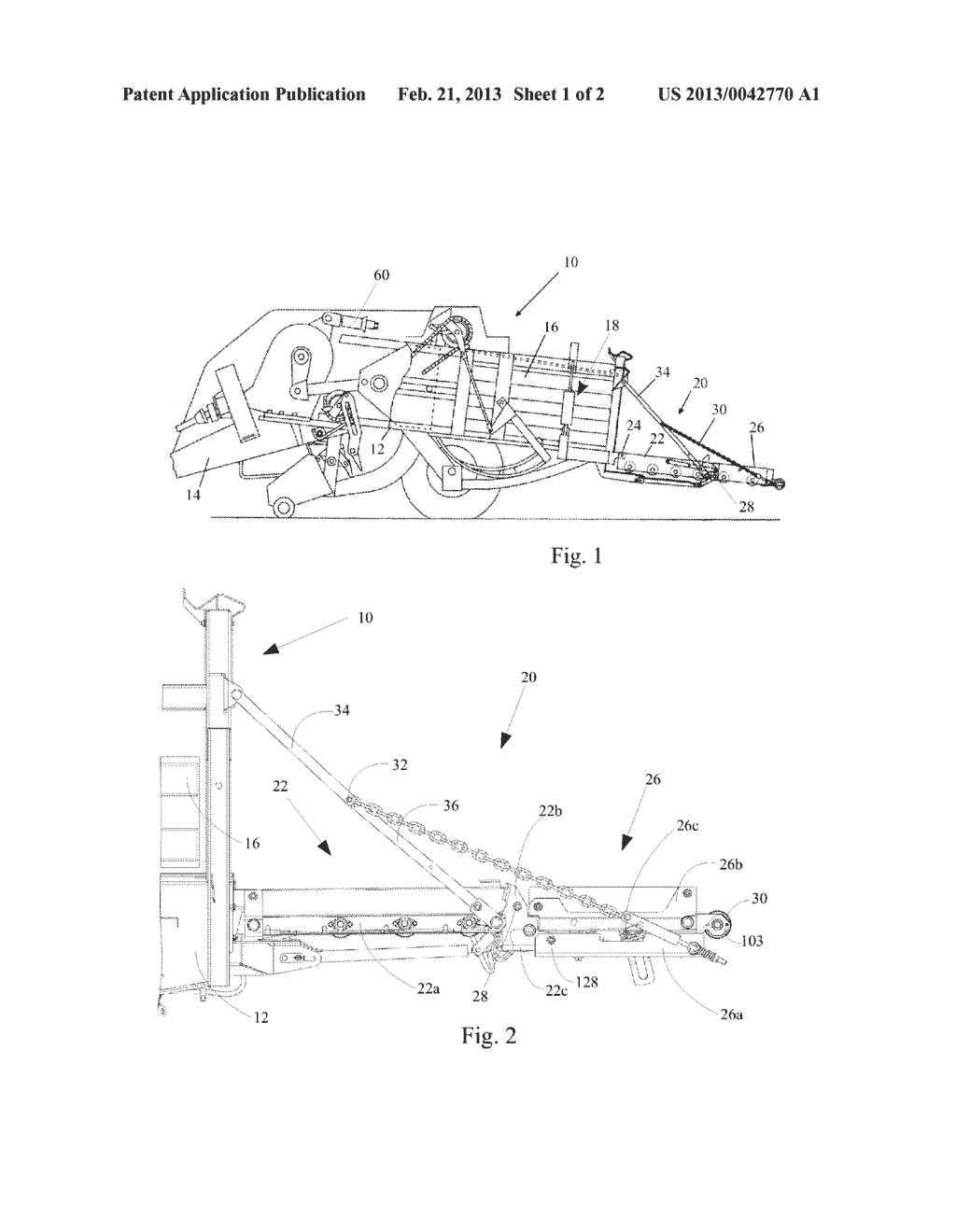 Square Baler and a Related Control Method - diagram, schematic, and image 02