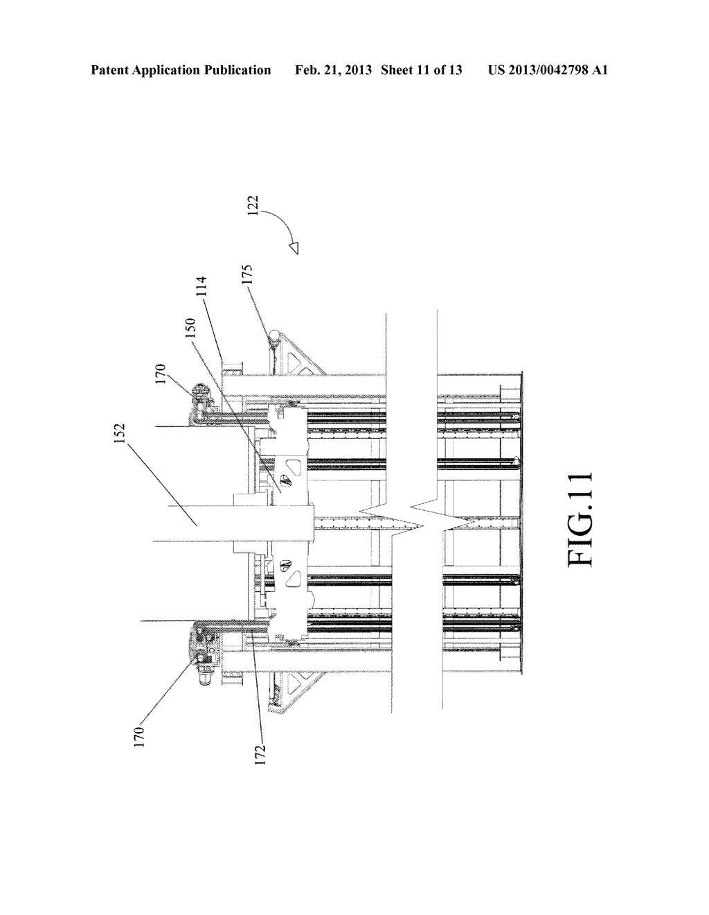 Vertically-Variable Ocean Sail System - diagram, schematic, and image 12