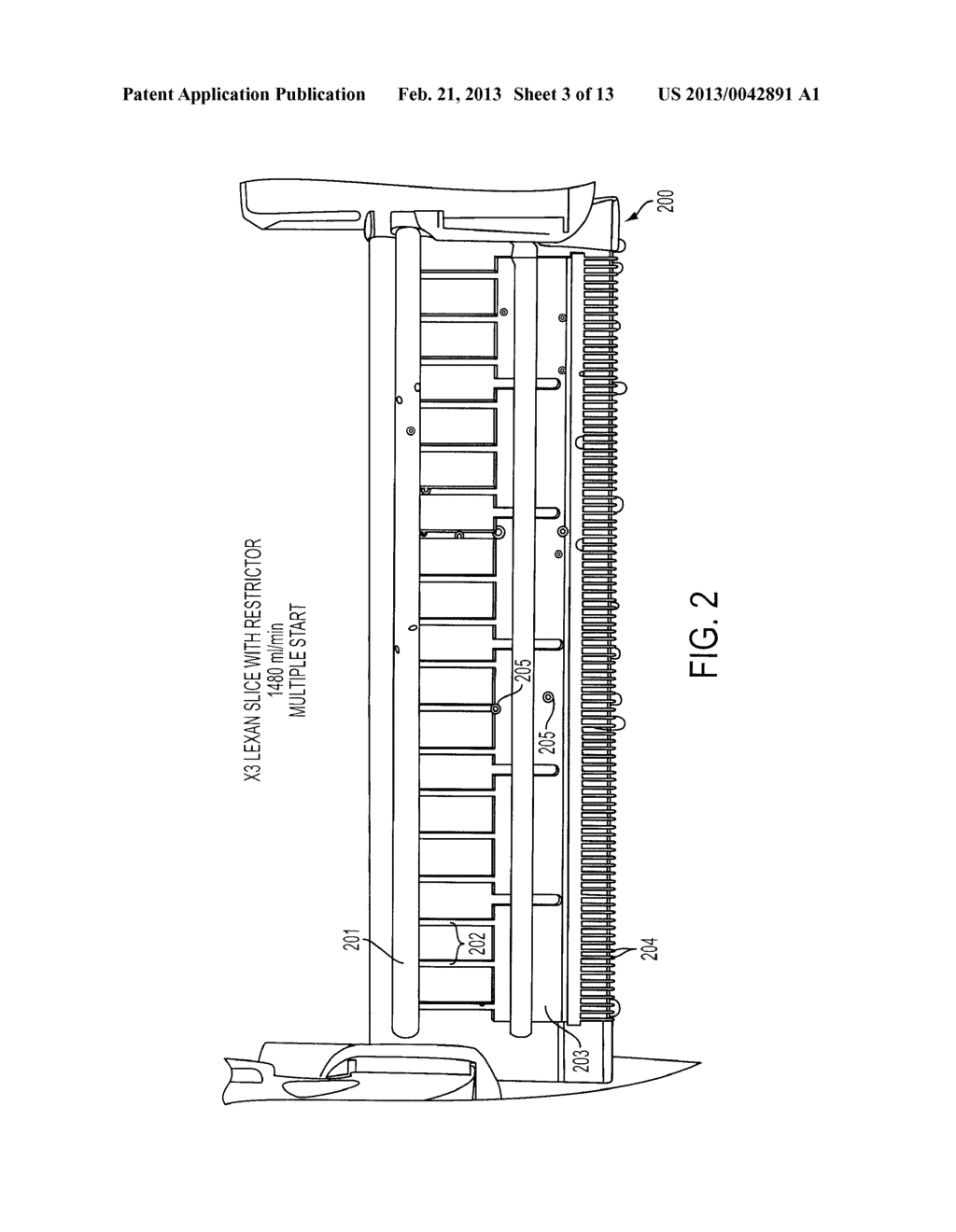 Method for Removing Bubbles from a Fluid Flowing Down Through a Plenum - diagram, schematic, and image 04