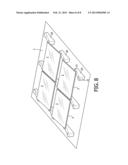 DEVICE, PANEL HOLDER AND SYSTEM FOR GENERATING ELECTRICITY FROM SOLAR     RADIATION diagram and image