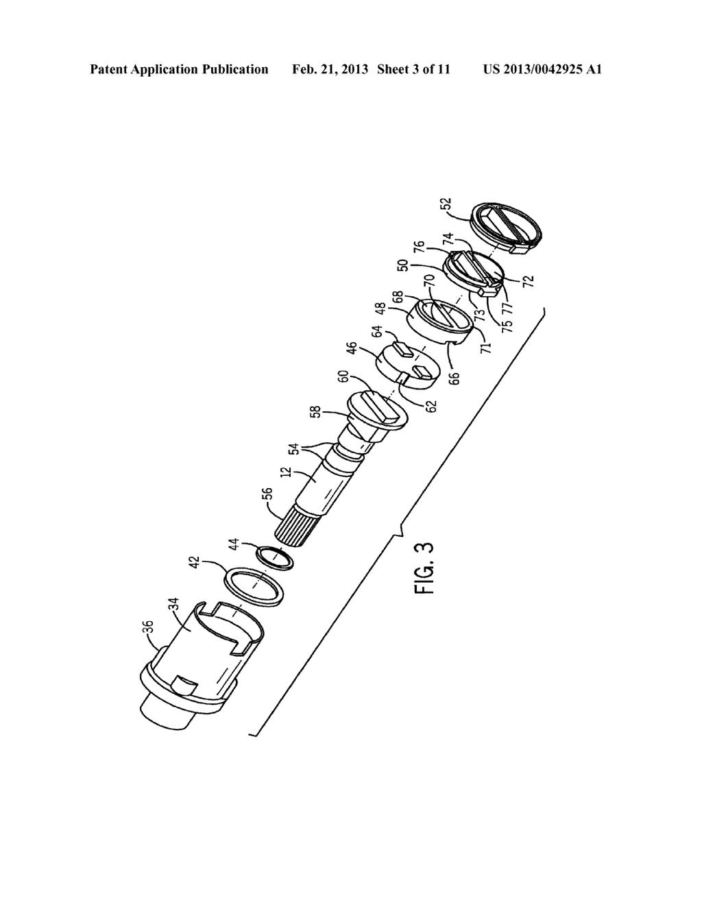 VALVE ASSEMBLY HAVING IMPROVED ROTATIONAL FEEL - diagram, schematic, and image 04