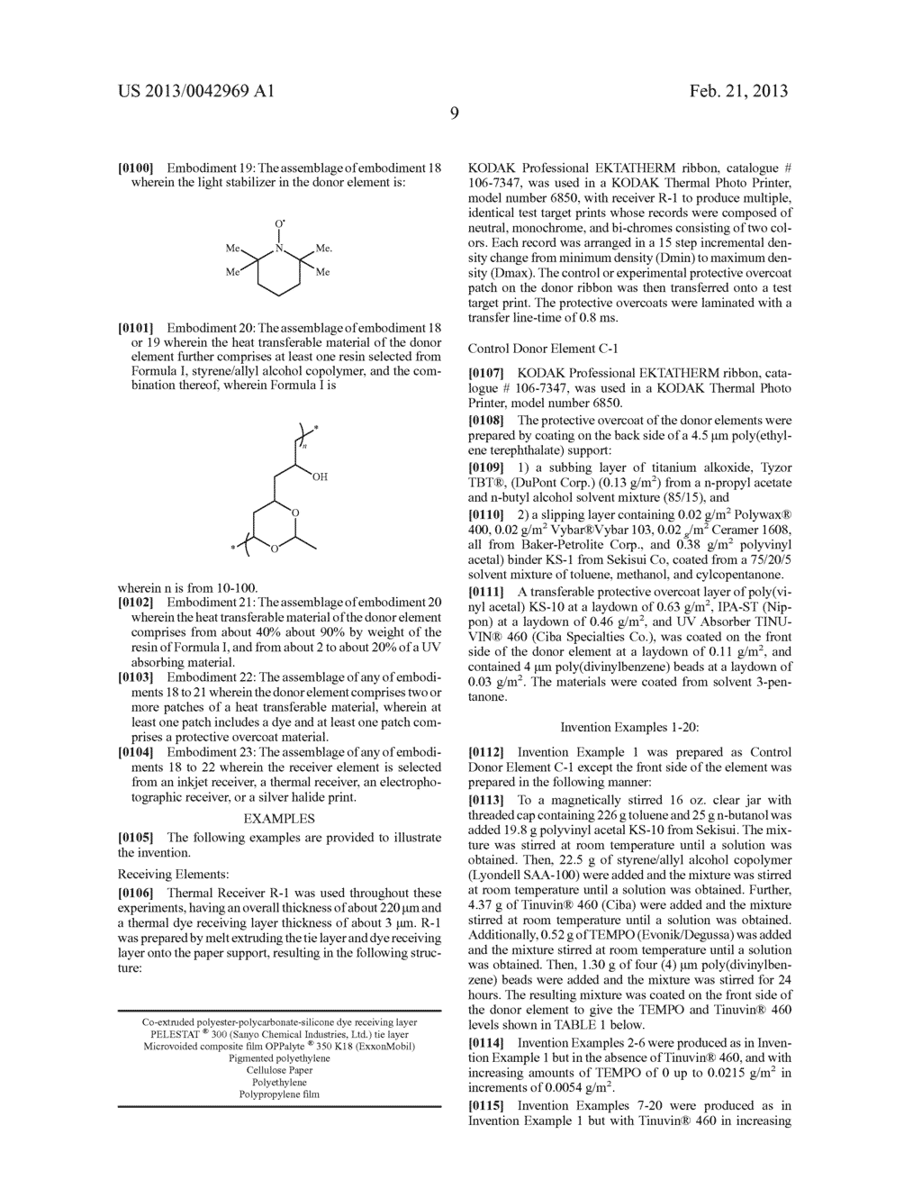 HEAT TRANSFERABLE MATERIAL FOR IMPROVED IMAGE STABILITY - diagram, schematic, and image 10