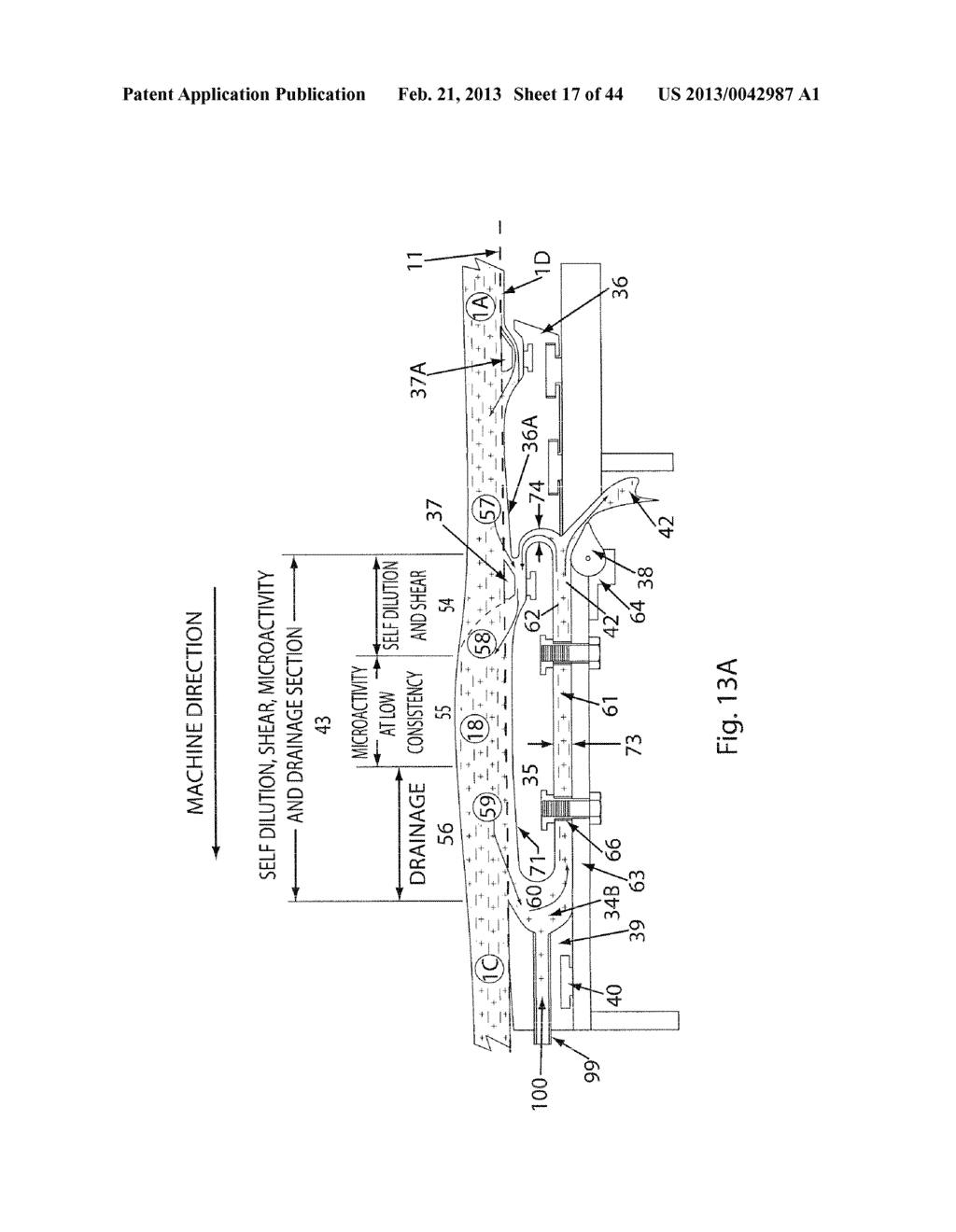 ENERGY SAVING PAPERMAKING FORMING APPARATUS, SYSTEM, AND METHOD FOR     LOWERING CONSISTENCY OF FIBER SUSPENSION - diagram, schematic, and image 18