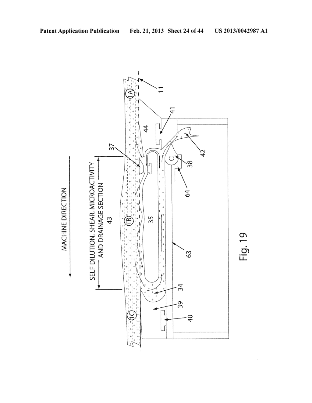 ENERGY SAVING PAPERMAKING FORMING APPARATUS, SYSTEM, AND METHOD FOR     LOWERING CONSISTENCY OF FIBER SUSPENSION - diagram, schematic, and image 25