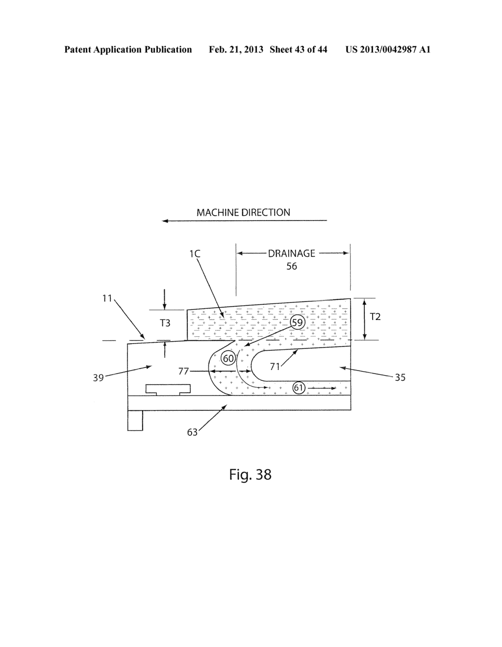 ENERGY SAVING PAPERMAKING FORMING APPARATUS, SYSTEM, AND METHOD FOR     LOWERING CONSISTENCY OF FIBER SUSPENSION - diagram, schematic, and image 44