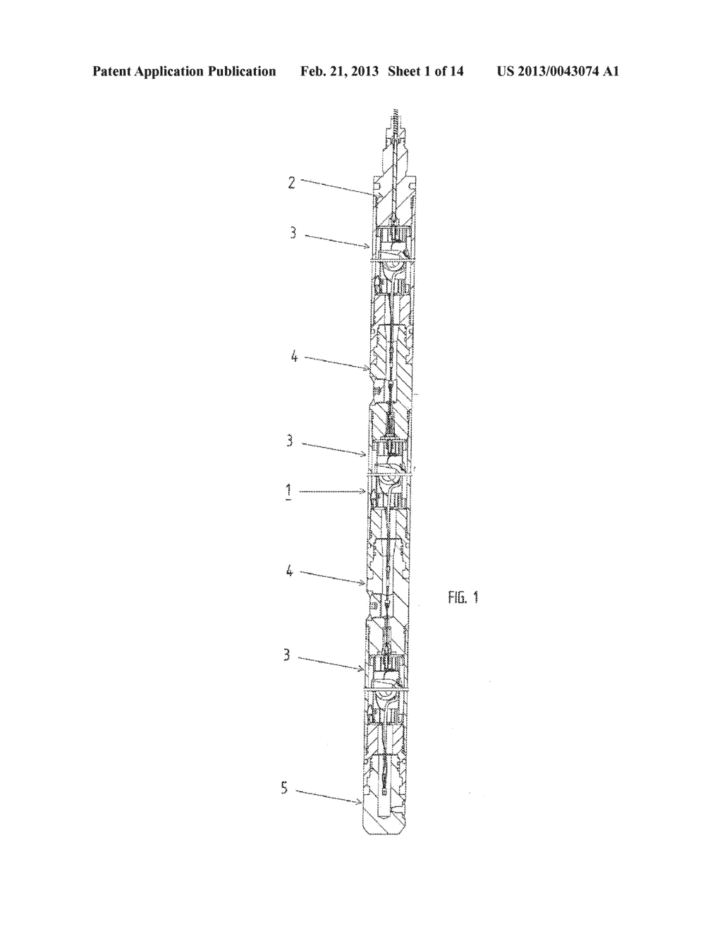 ELECTROMECHANICAL ASSEMBLY FOR CONNECTING A SERIES OF GUNS USED IN THE     PERFORATION OF WELLS - diagram, schematic, and image 02