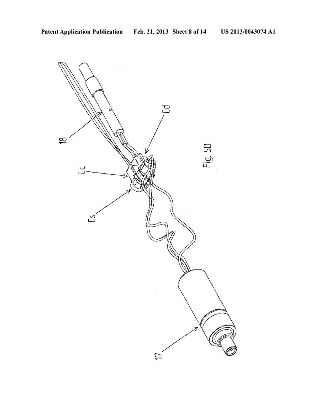 ELECTROMECHANICAL ASSEMBLY FOR CONNECTING A SERIES OF GUNS USED IN THE     PERFORATION OF WELLS - diagram, schematic, and image 09