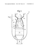 APPARATUS FOR GASIFYING A FUEL WITH A DRIPPER EDGE AND HEAT SHIELD diagram and image