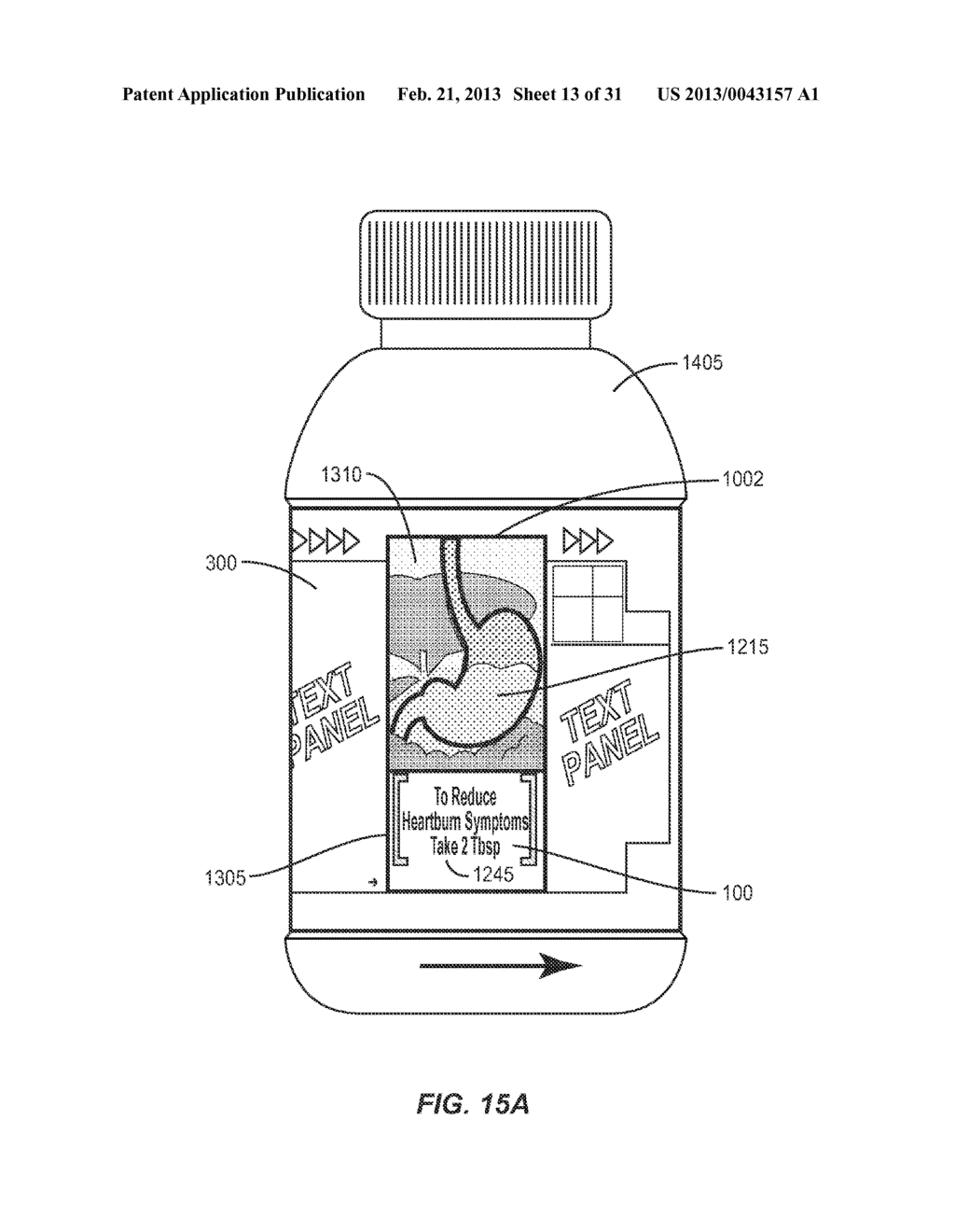 Medical Information Rotating Label System For A Container - diagram, schematic, and image 14