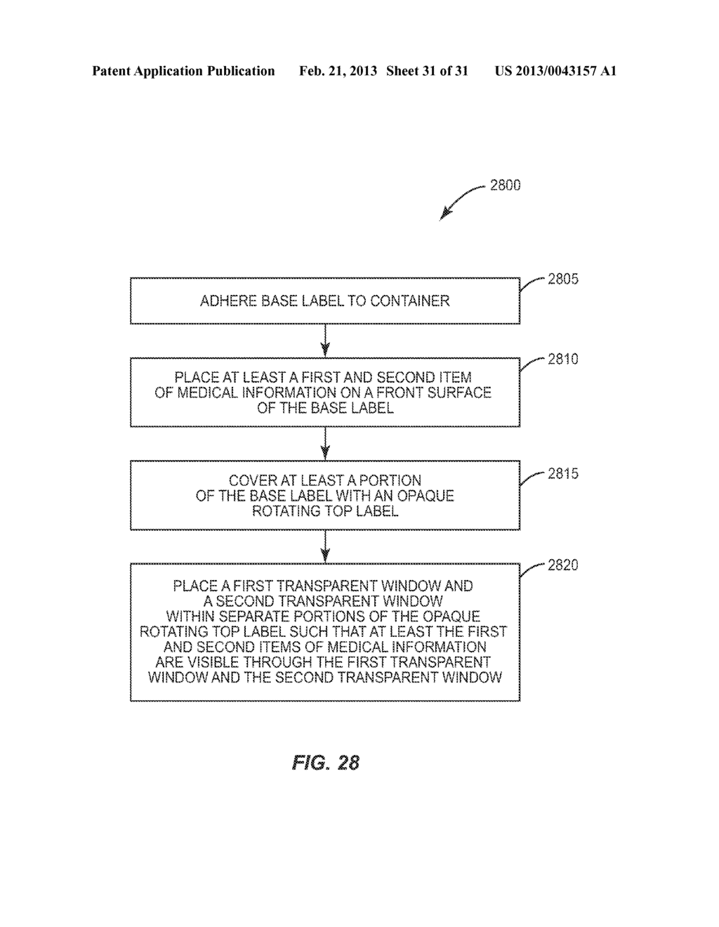 Medical Information Rotating Label System For A Container - diagram, schematic, and image 32