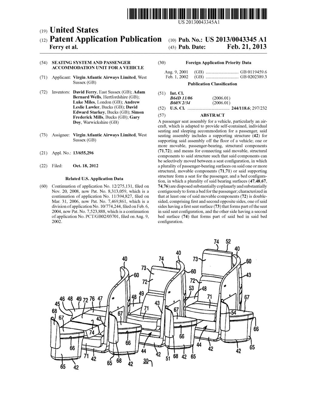 SEATING SYSTEM AND PASSENGER ACCOMMODATION UNIT FOR A VEHICLE - diagram, schematic, and image 01