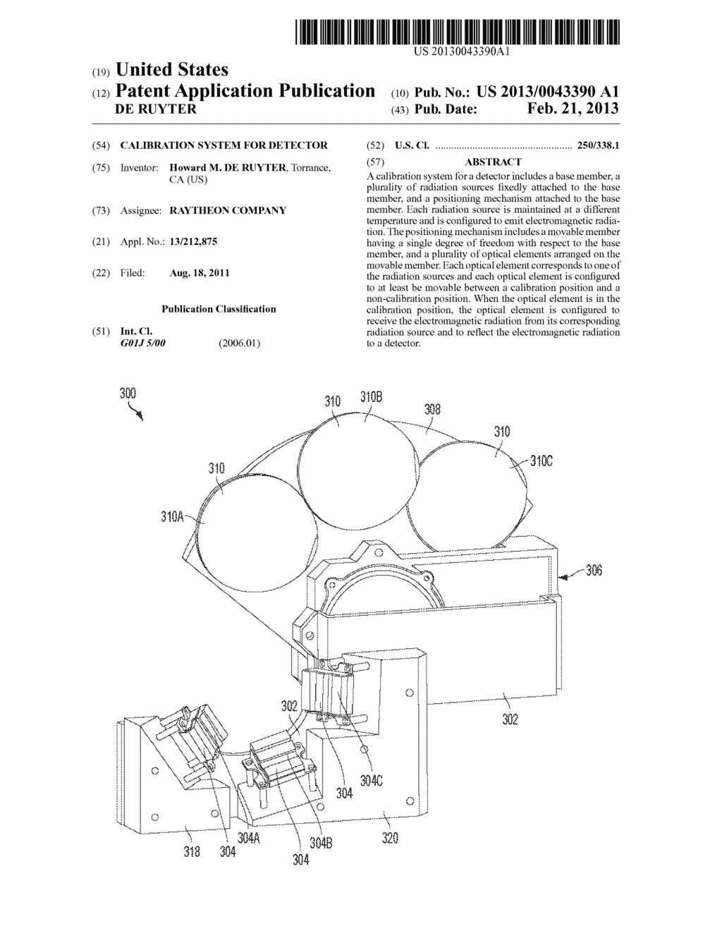 CALIBRATION SYSTEM FOR DETECTOR - diagram, schematic, and image 01