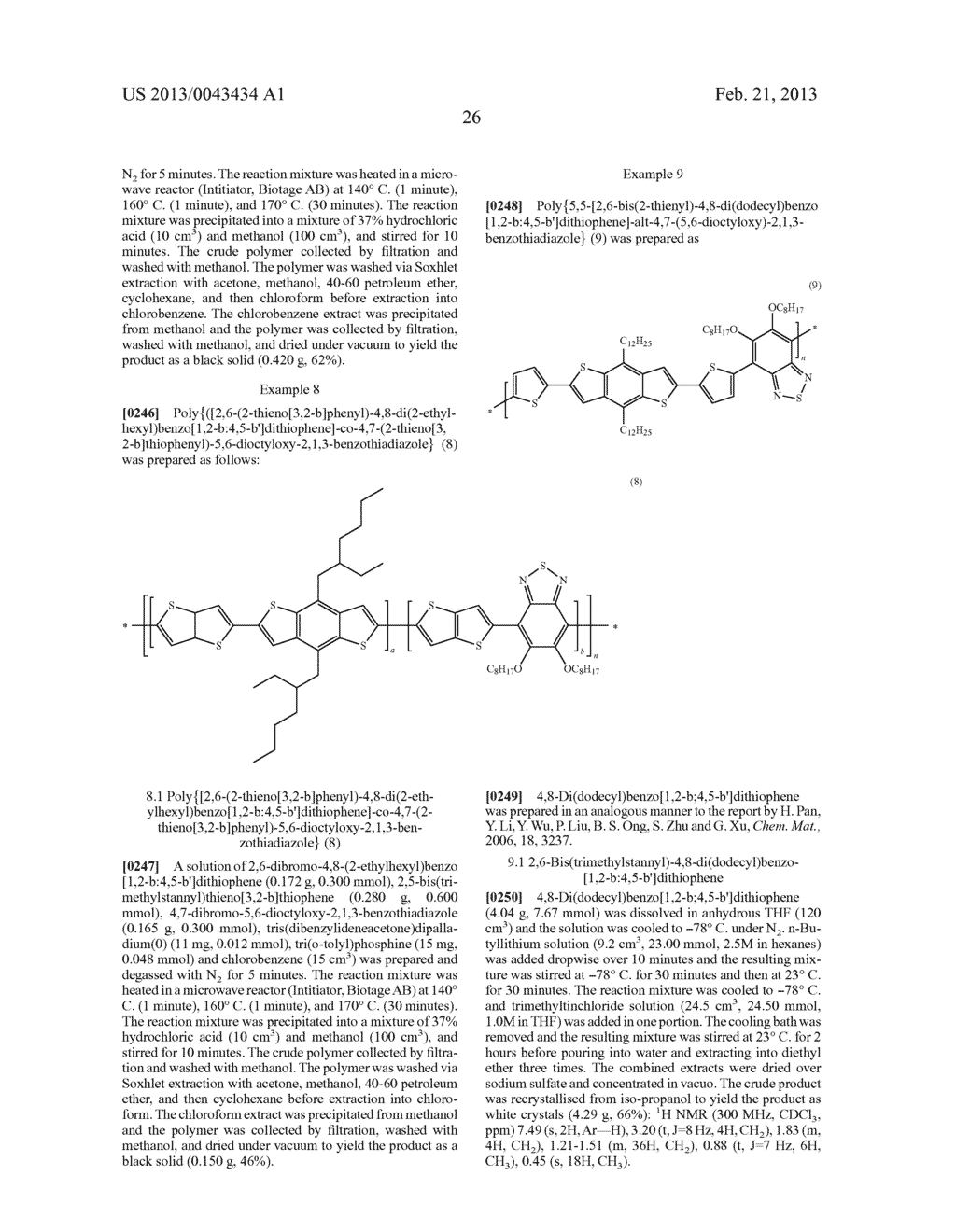 POLYMERS OF BENZODITHIOPHENE AND THEIR USE AS ORGANIC SEMICONDUCTORS - diagram, schematic, and image 27