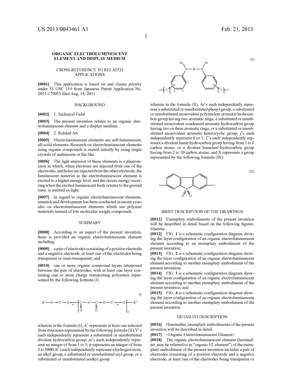 ORGANIC ELECTROLUMINESCENT ELEMENT AND DISPLAY MEDIUM - diagram, schematic, and image 04