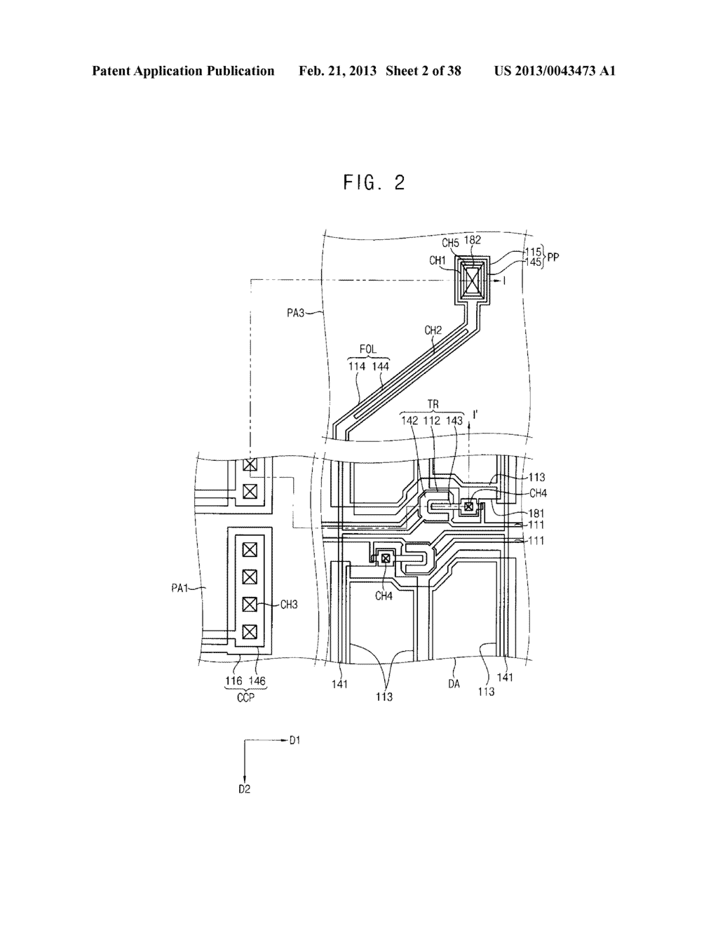 DISPLAY SUBSTRATE AND METHOD OF MANUFACTURING THE SAME - diagram, schematic, and image 03