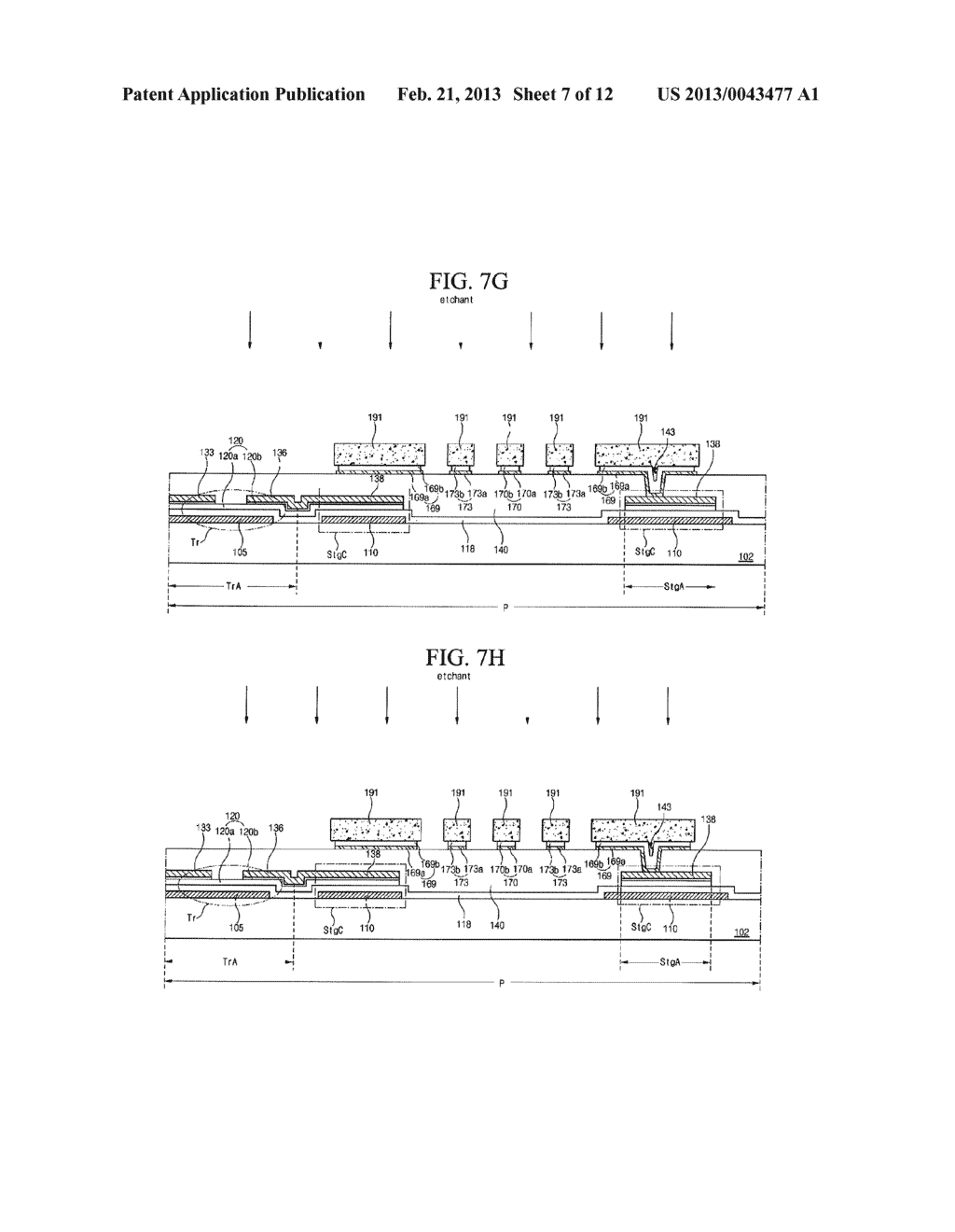 ARRAY SUBSTRATE FOR LIQUID CRYSTAL DISPLAY DEVICE AND METHOD OF     MANUFACTURING THE SAME - diagram, schematic, and image 08