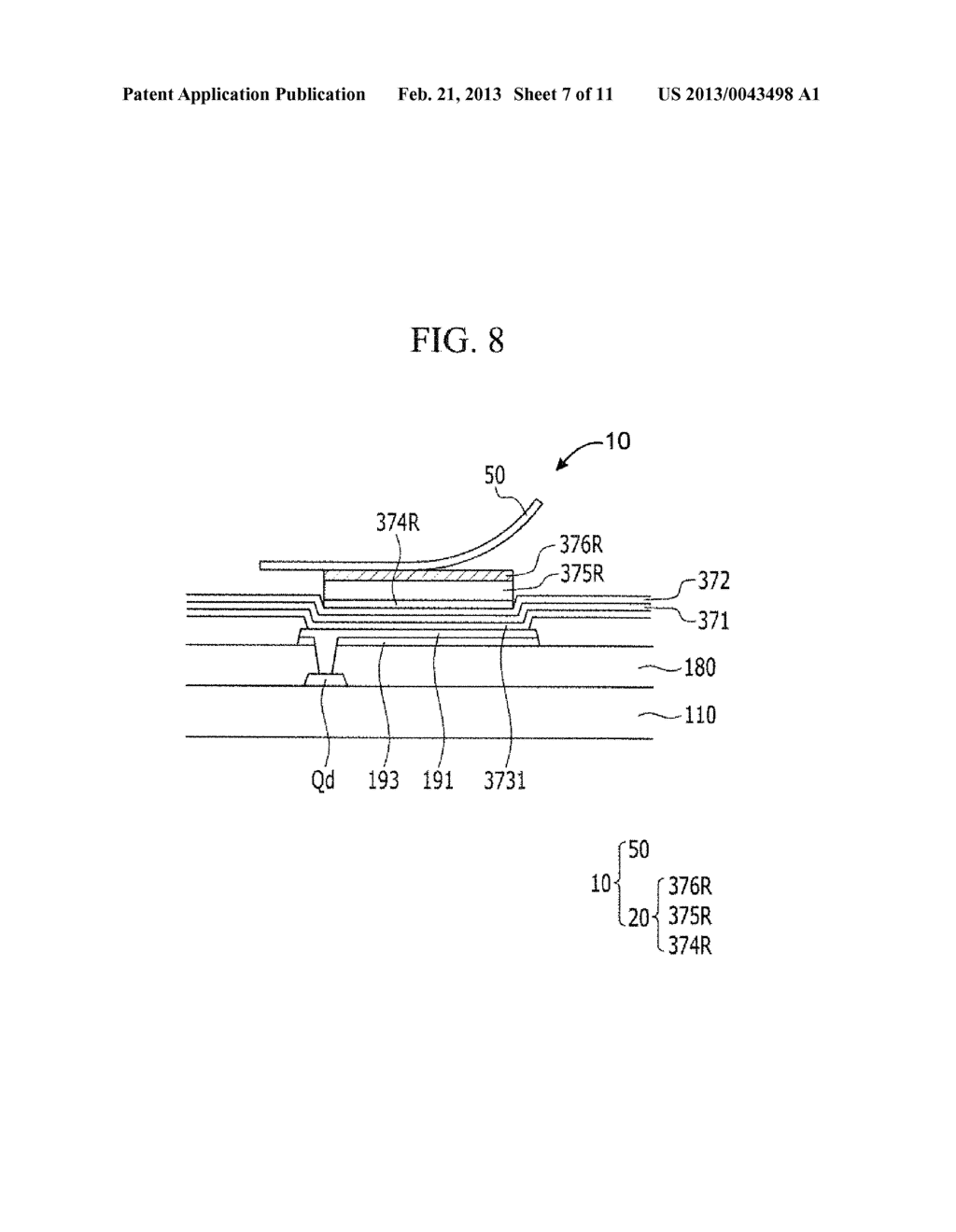 Organic Light Emitting Diode Display and Manufacturing Method Thereof - diagram, schematic, and image 08