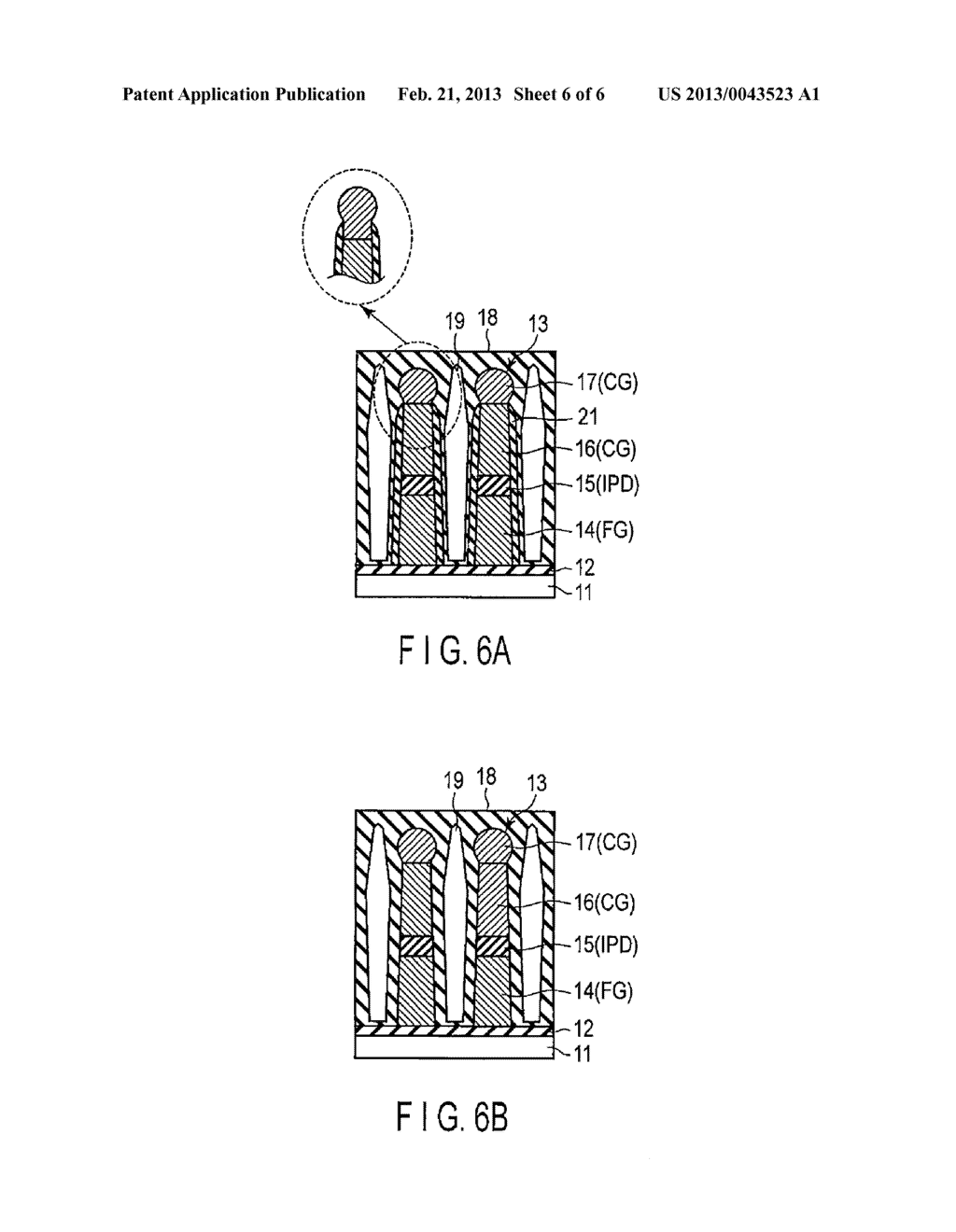 NONVOLATILE SEMICONDUCTOR MEMORY DEVICE AND METHOD OF MANUFACTURING THE     SAME - diagram, schematic, and image 07