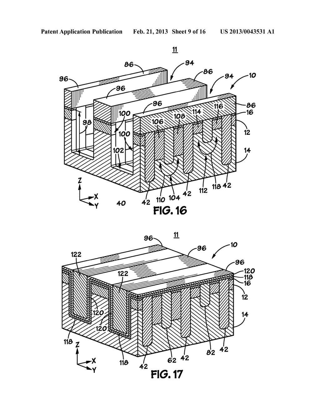 VERTICALLY STACKED FIN TRANSISTORS AND METHODS OF FABRICATING AND     OPERATING THE SAME - diagram, schematic, and image 10