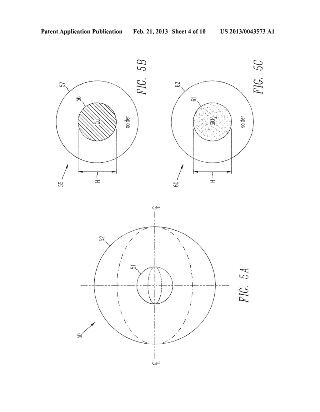 Solder Bump Bonding In Semiconductor Package Using Solder Balls Having     High-Temperature Cores - diagram, schematic, and image 05