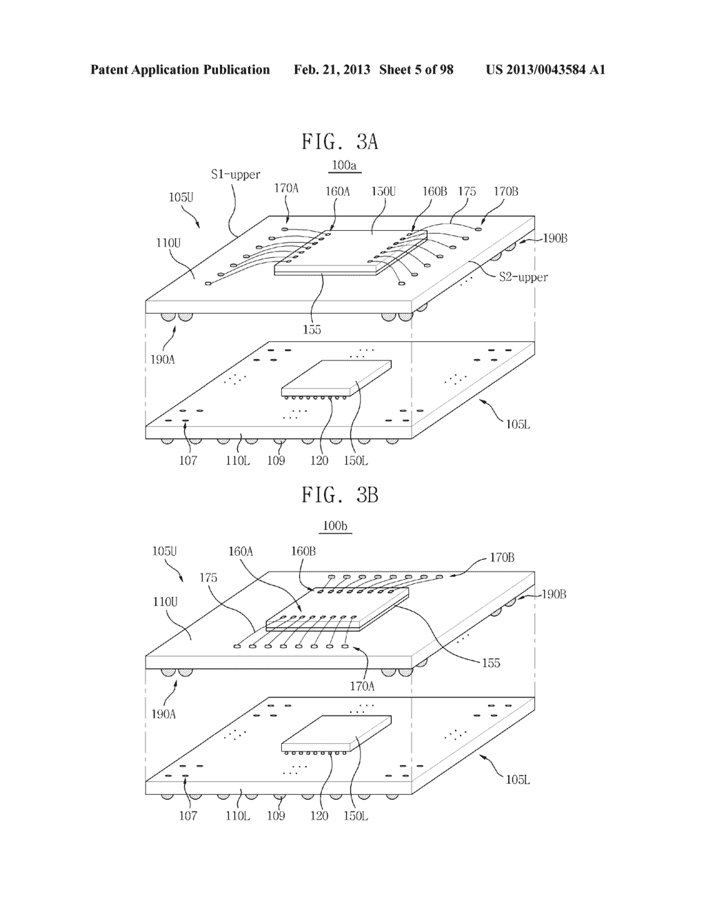 SEMICONDUCTOR DEVICES, PACKAGE SUBSTRATES, SEMICONDUCTOR PACKAGES, PACKAGE     STACK STRUCTURES, AND ELECTRONIC SYSTEMS HAVING FUNCTIONALLY ASYMMETRIC     CONDUCTIVE ELEMENTS - diagram, schematic, and image 06