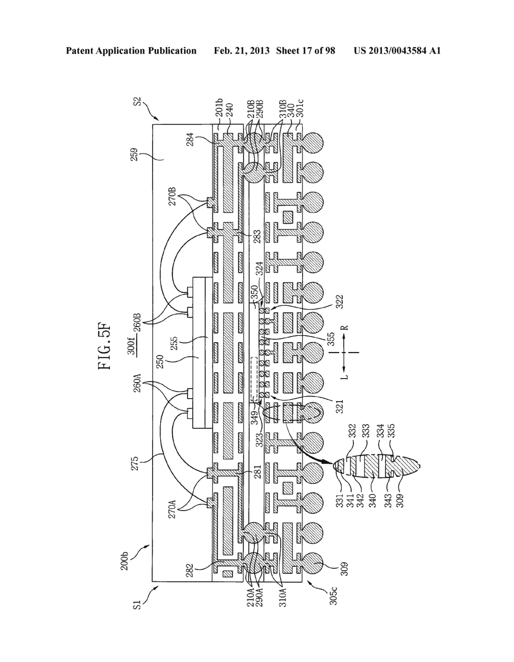 SEMICONDUCTOR DEVICES, PACKAGE SUBSTRATES, SEMICONDUCTOR PACKAGES, PACKAGE     STACK STRUCTURES, AND ELECTRONIC SYSTEMS HAVING FUNCTIONALLY ASYMMETRIC     CONDUCTIVE ELEMENTS - diagram, schematic, and image 18