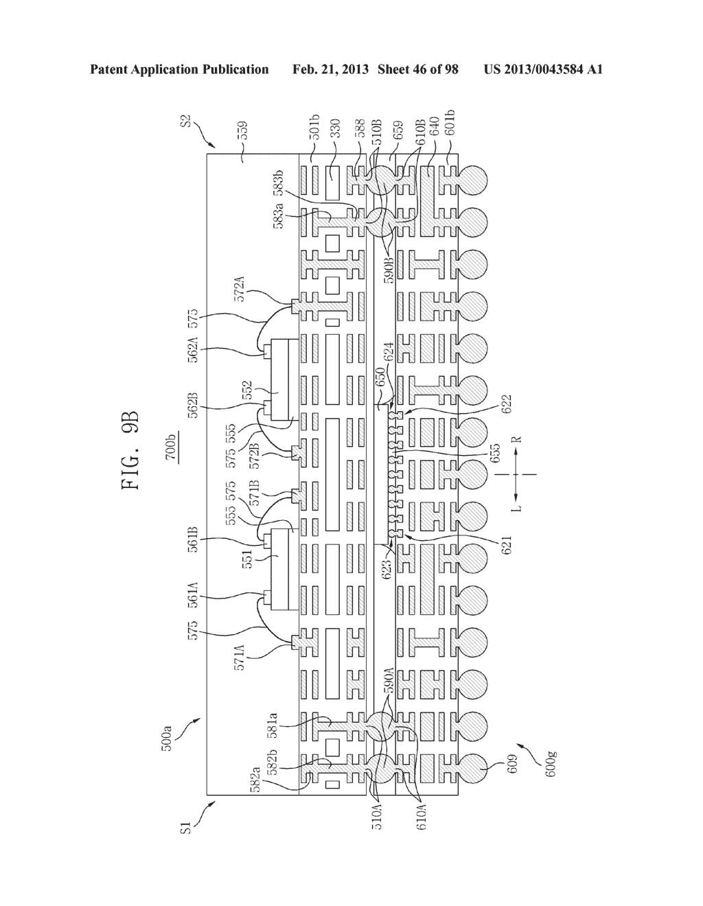 SEMICONDUCTOR DEVICES, PACKAGE SUBSTRATES, SEMICONDUCTOR PACKAGES, PACKAGE     STACK STRUCTURES, AND ELECTRONIC SYSTEMS HAVING FUNCTIONALLY ASYMMETRIC     CONDUCTIVE ELEMENTS - diagram, schematic, and image 47