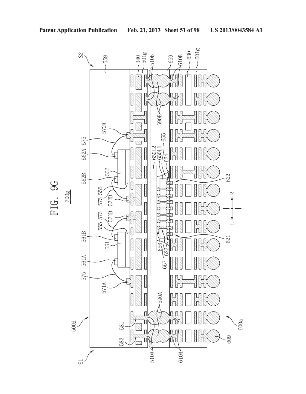 SEMICONDUCTOR DEVICES, PACKAGE SUBSTRATES, SEMICONDUCTOR PACKAGES, PACKAGE     STACK STRUCTURES, AND ELECTRONIC SYSTEMS HAVING FUNCTIONALLY ASYMMETRIC     CONDUCTIVE ELEMENTS - diagram, schematic, and image 52