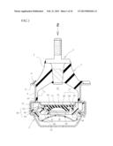 LIQUID SEALED VIBRATION ISOLATING DEVICE diagram and image