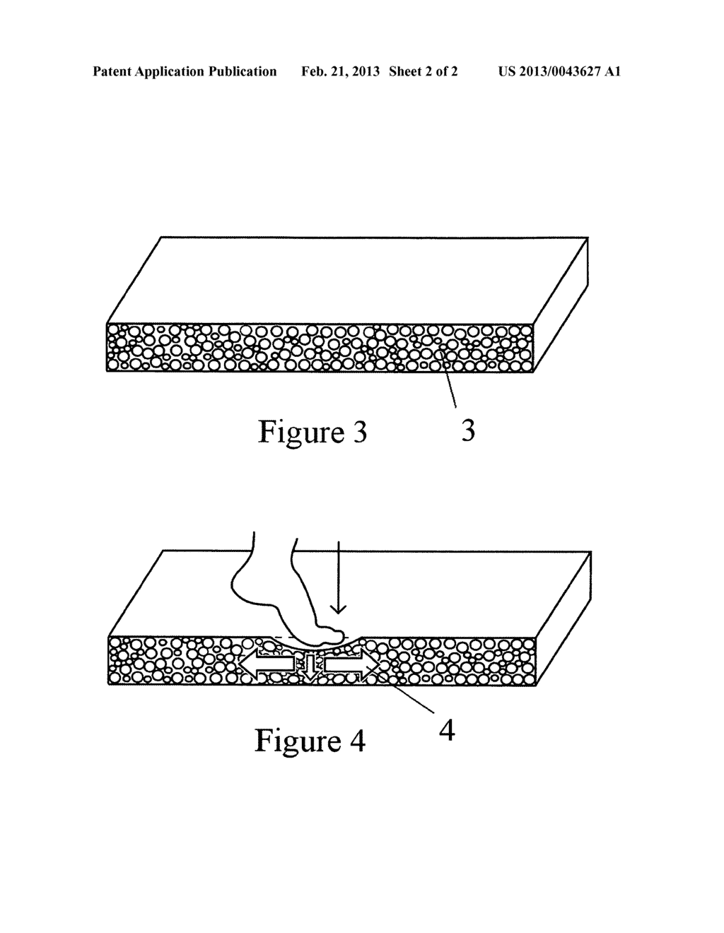 Crash pad with pelletized and shredded form filling - diagram, schematic, and image 03