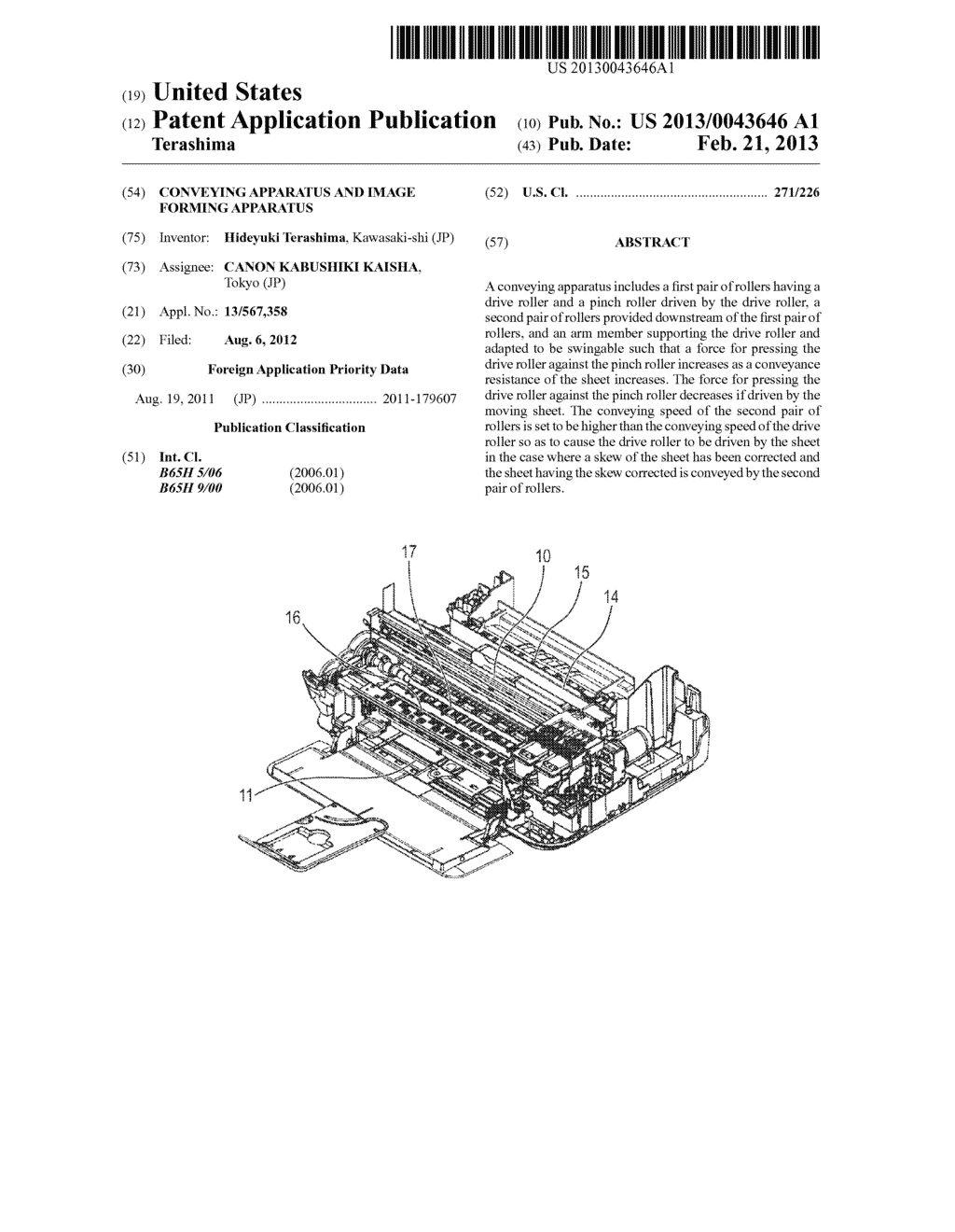 CONVEYING APPARATUS AND IMAGE FORMING APPARATUS - diagram, schematic, and image 01