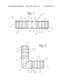 PIPE-FITTING WITH ADAPTOR ASSEMBLY AND RELATED METHODS diagram and image