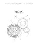 WIND TURBINE WITH DISCRETELY VARIABLE DIAMETER GEAR BOX diagram and image