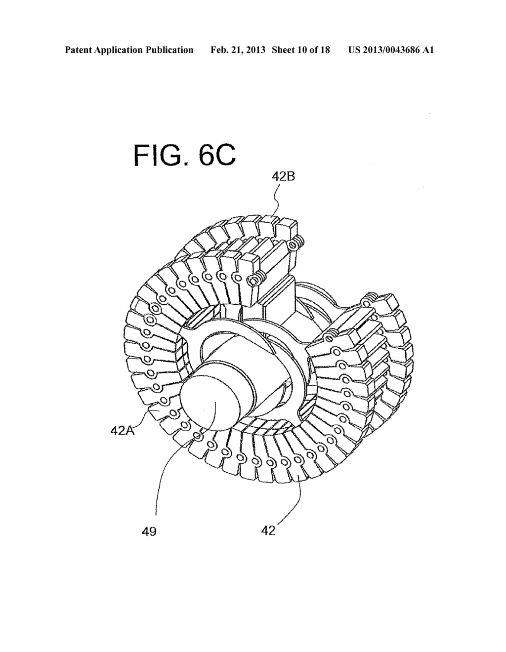 WIND TURBINE WITH DISCRETELY VARIABLE DIAMETER GEAR BOX - diagram, schematic, and image 11