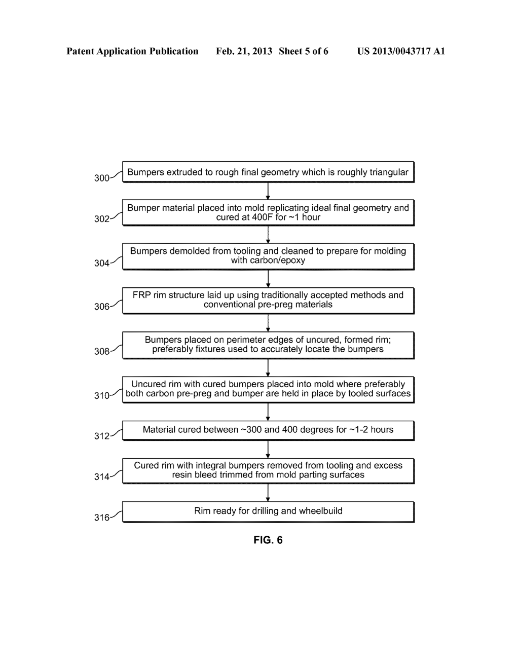 BICYCLE RIM WITH INTEGRAL IMPACT RESISTANT STRUCTURE AND METHODS OF MAKING - diagram, schematic, and image 06