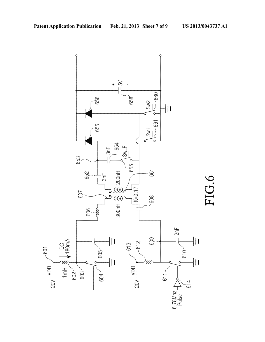 WIRELESS POWER RECEIVER FOR CONTROLLING WIRELESS POWER BY USING SWITCH - diagram, schematic, and image 08
