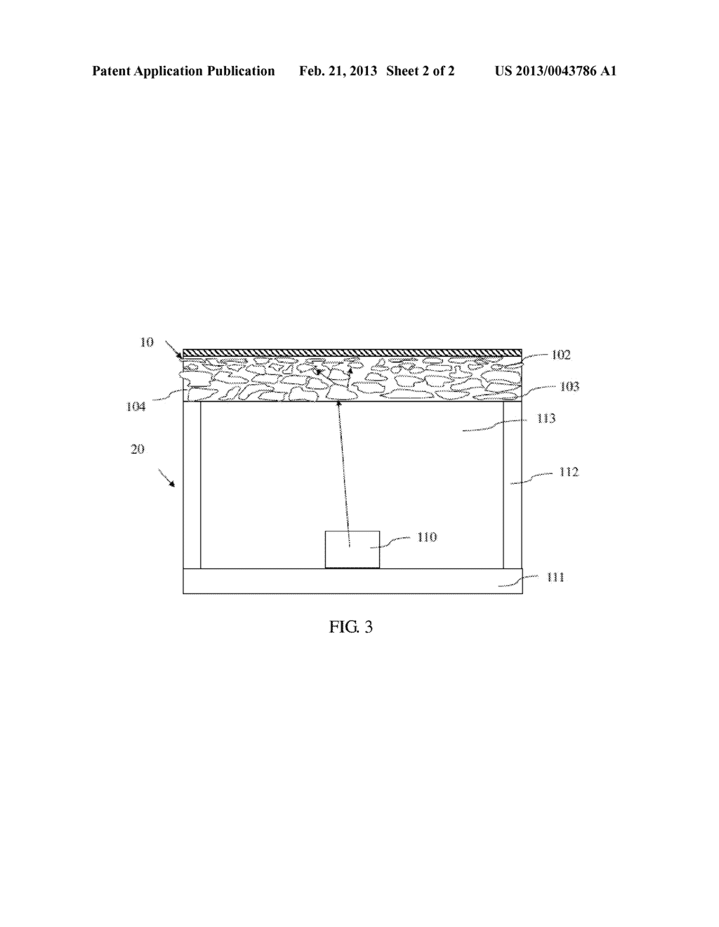 WAVELENGTH CONVERSION STRUCTURE, MANUFACTURING METHOD THEREOF, AND     LIGHT-EMITTING DEVICE COMPRISING THE WAVELENGTH CONVERSION STRUCTURE - diagram, schematic, and image 03