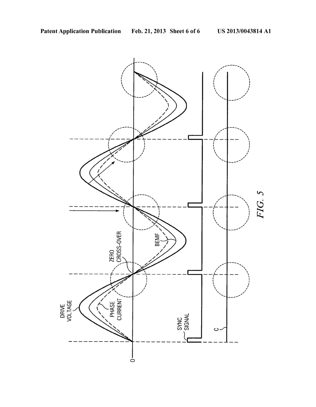 System and method for synchronizing sinusoidal drive to permanent magnet     motor without distorting drive voltage - diagram, schematic, and image 07