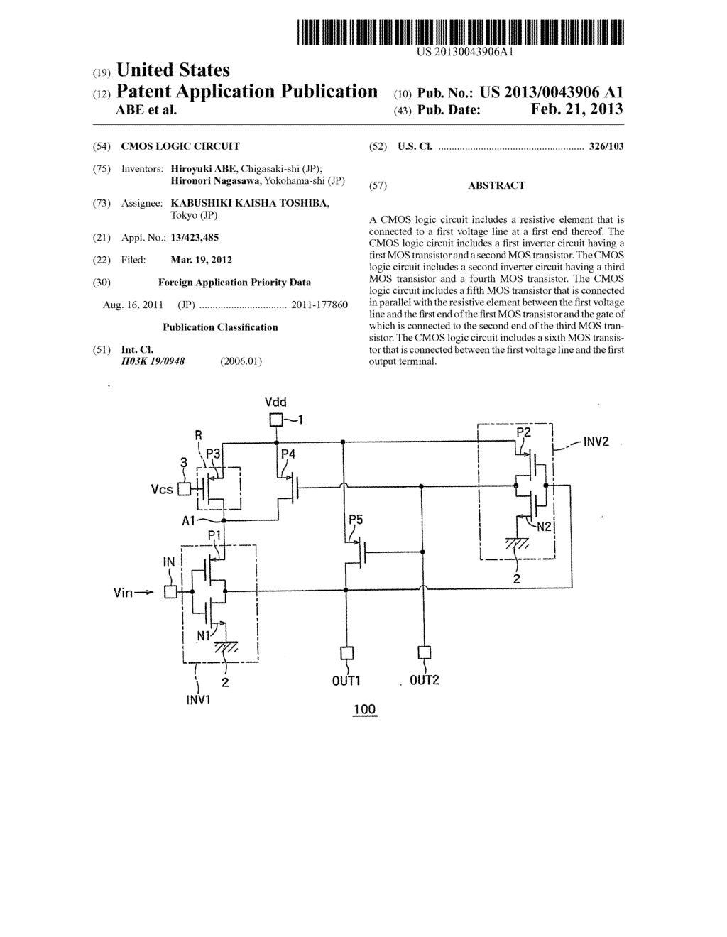 CMOS LOGIC CIRCUIT - diagram, schematic, and image 01