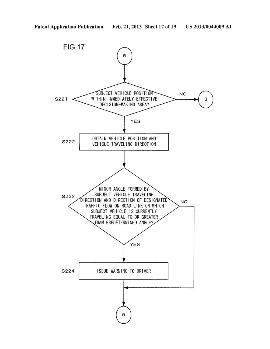 Vehicle Wrong-Way Travel Detection Device - diagram, schematic, and image 18