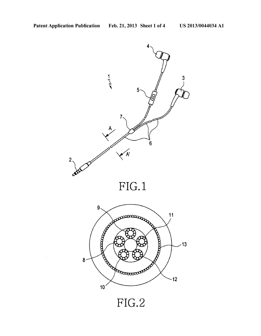 EARPHONE ANTENNA DEVICE - diagram, schematic, and image 02