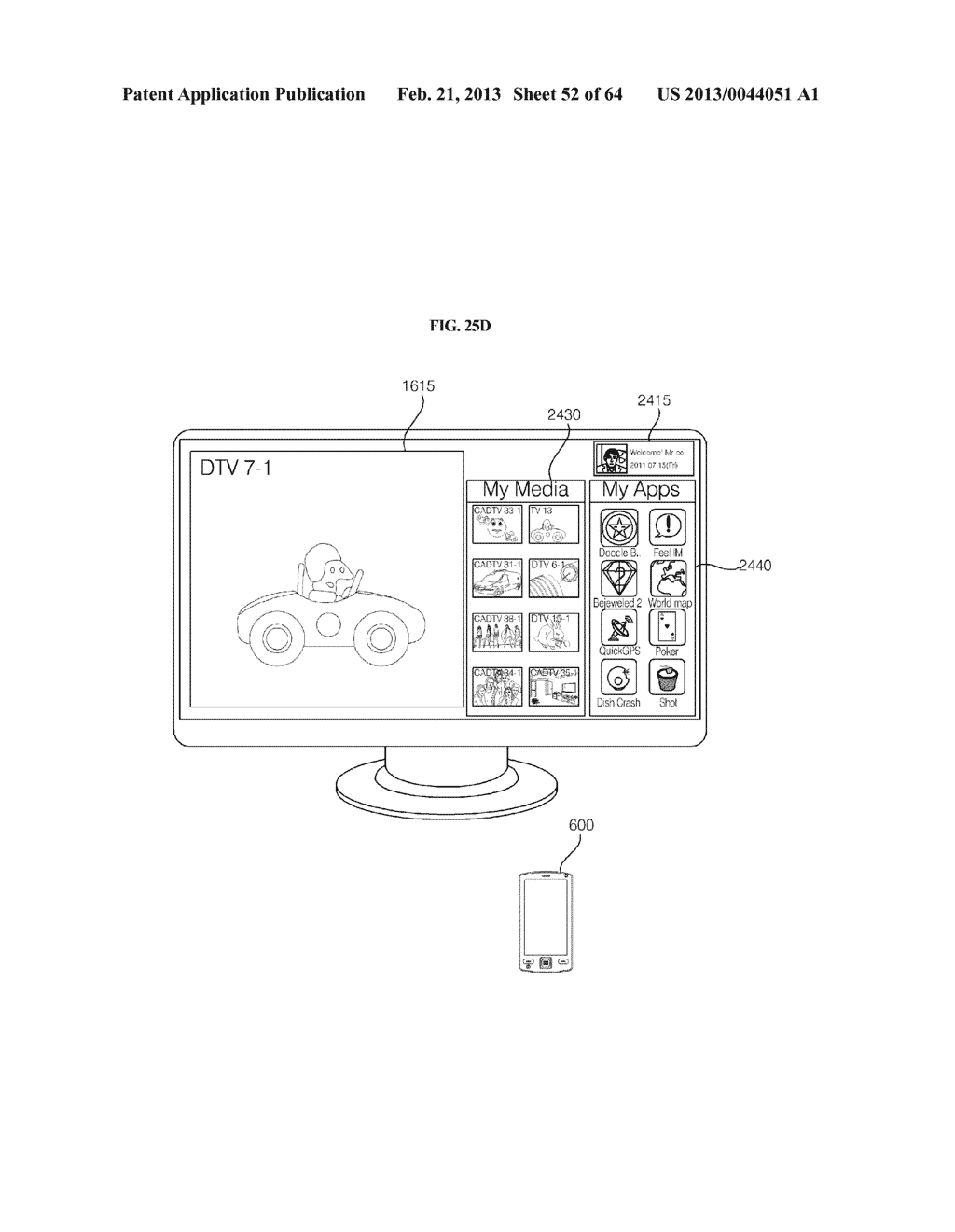 IMAGE DISPLAY DEVICE AND METHOD FOR OPERATING THE SAME - diagram, schematic, and image 53