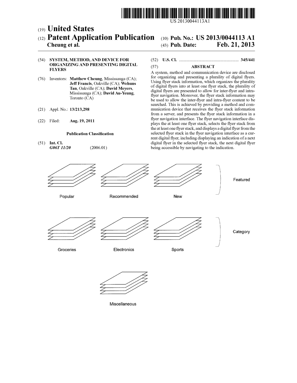 System, Method, and Device for Organizing and Presenting Digital Flyers - diagram, schematic, and image 01