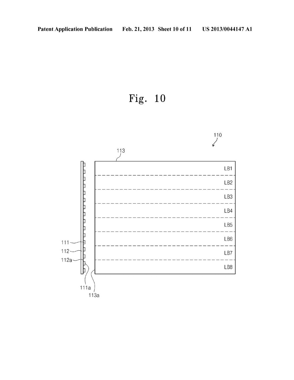 THREE-DIMENSIONAL IMAGE DISPLAY APPARATUS AND METHOD OF DRIVING THE SAME - diagram, schematic, and image 11