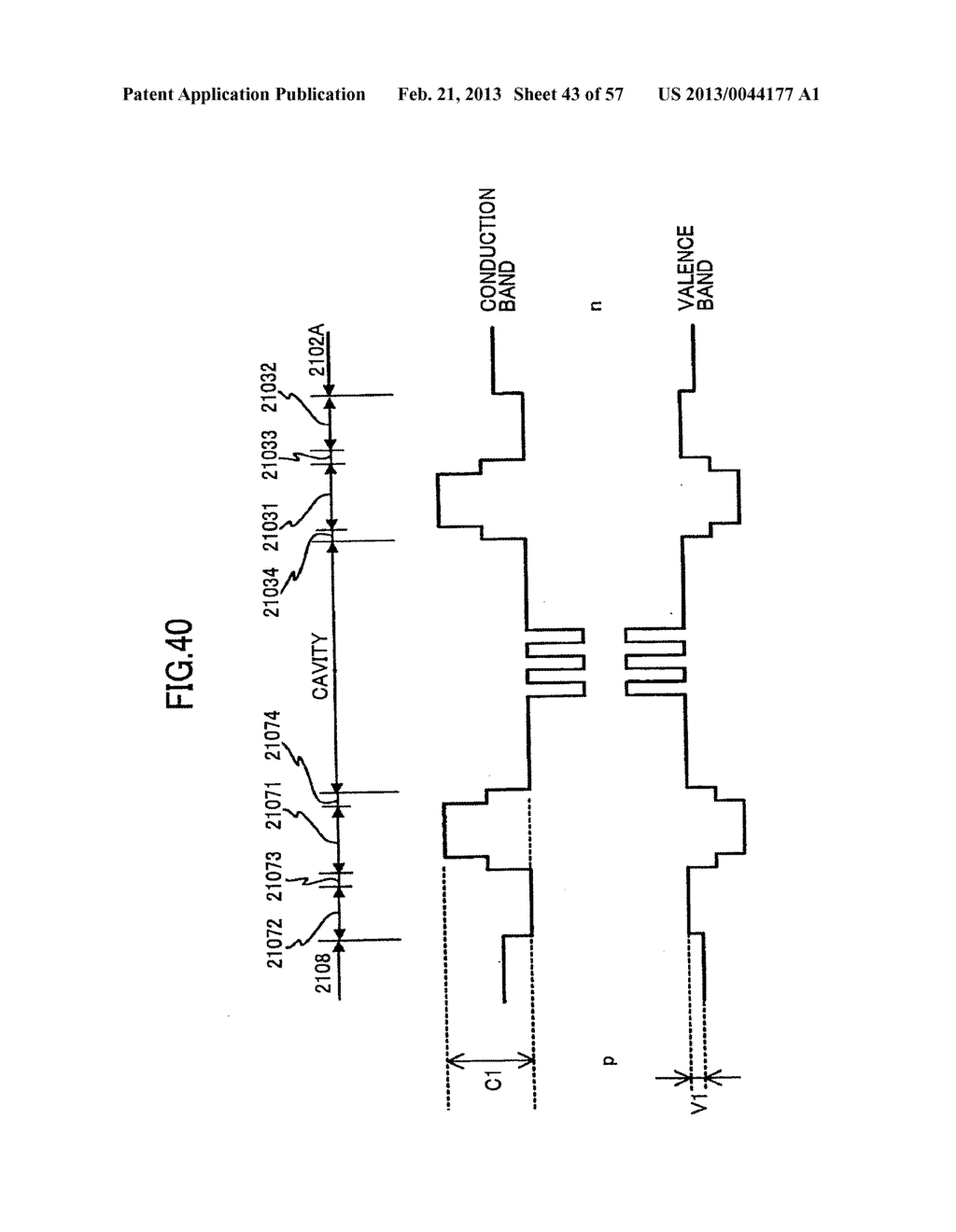 SURFACE-EMITTING LASER DEVICE AND SURFACE-EMITTING LASER ARRAY INCLUDING     SAME - diagram, schematic, and image 44