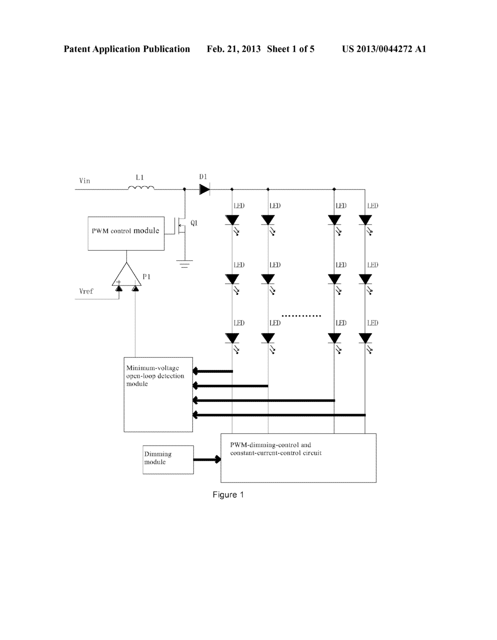 LED Backlight Driving Method, LED Backlight Driving Circuit and Liquid     Crystal Display Device - diagram, schematic, and image 02